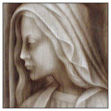 Detailed wood engraving